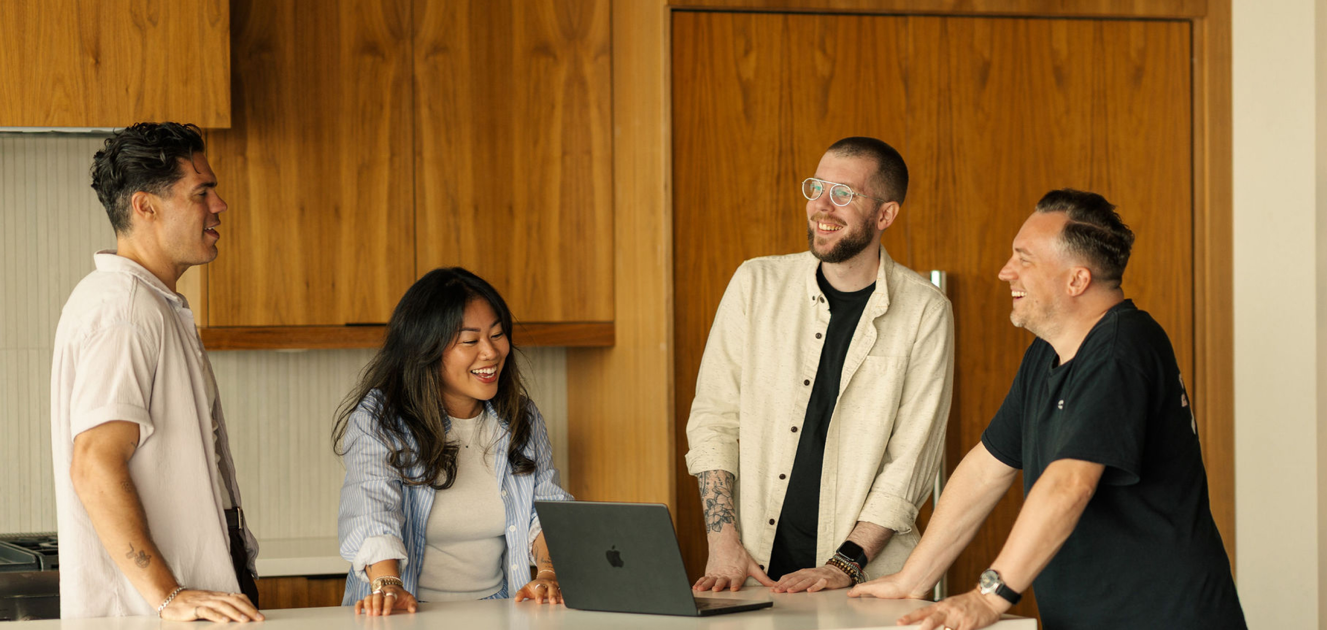 The Ballpark team collaborating around a table